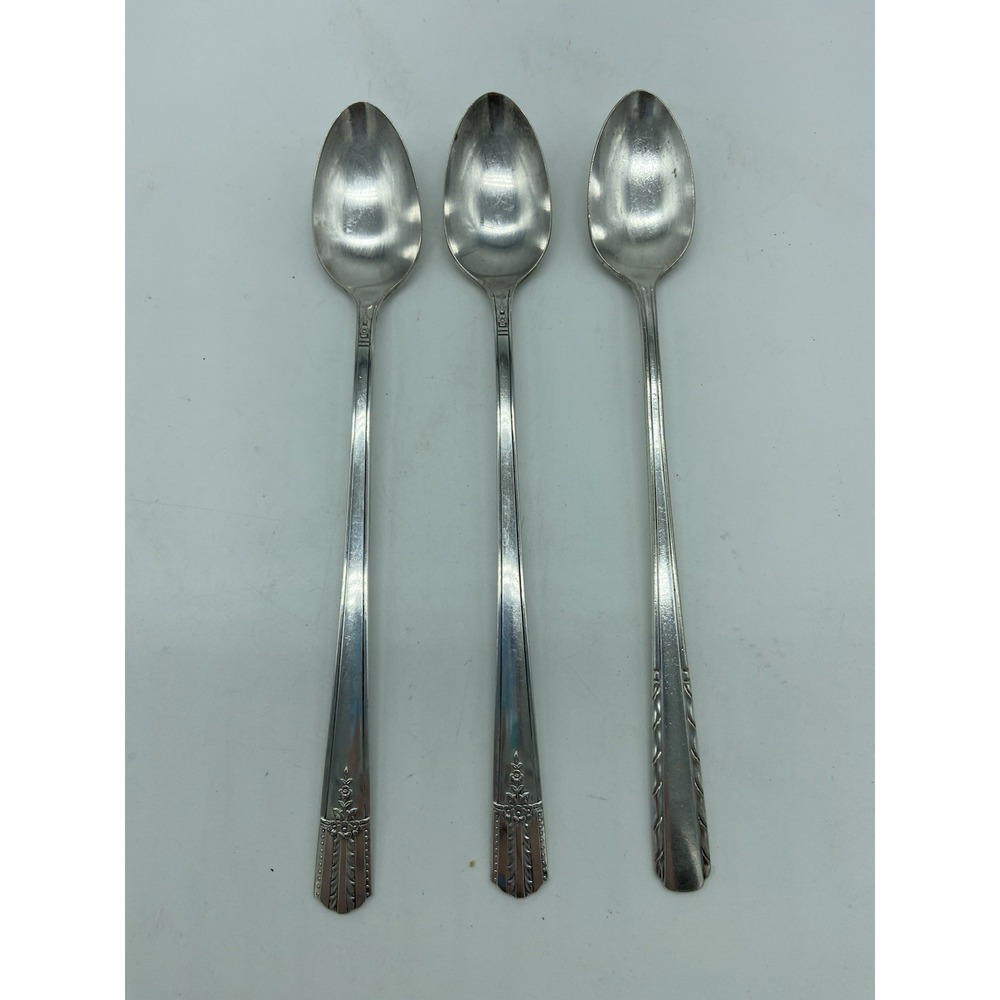 Oneida Rogers, Everlasting Silver Plate Iced Teaspoons (2) & Onieda Hotel Plate‎